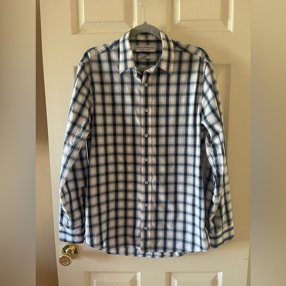 Nick Graham button down • mens medium (15.5) - Picture 1 of 5